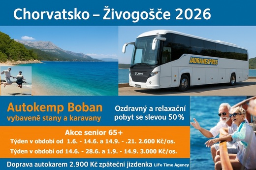 Akce senioři 2026 sleva na pobyt
